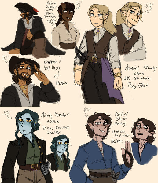 Dark Duchess Crew - Reference Sheet