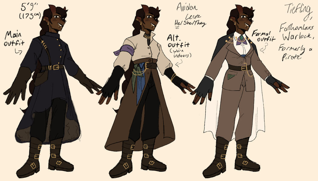 Avidan Lente - Character Sheet